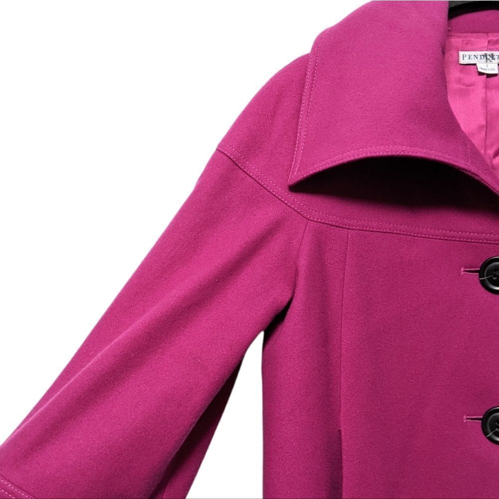 PENDLETON Virgin Wool Cropped Jacket S - image 2